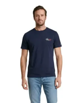 Tommy Hilfiger Jeans Herren T-Shirt Blau | online kaufen