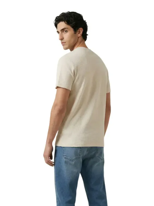 Calvin Klein Jeans Herren T-Shirt Beige | online kaufen