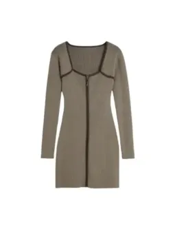 Desigual Damen Kleid Braun mieten - Flex-Fashion Verleih-Shop
