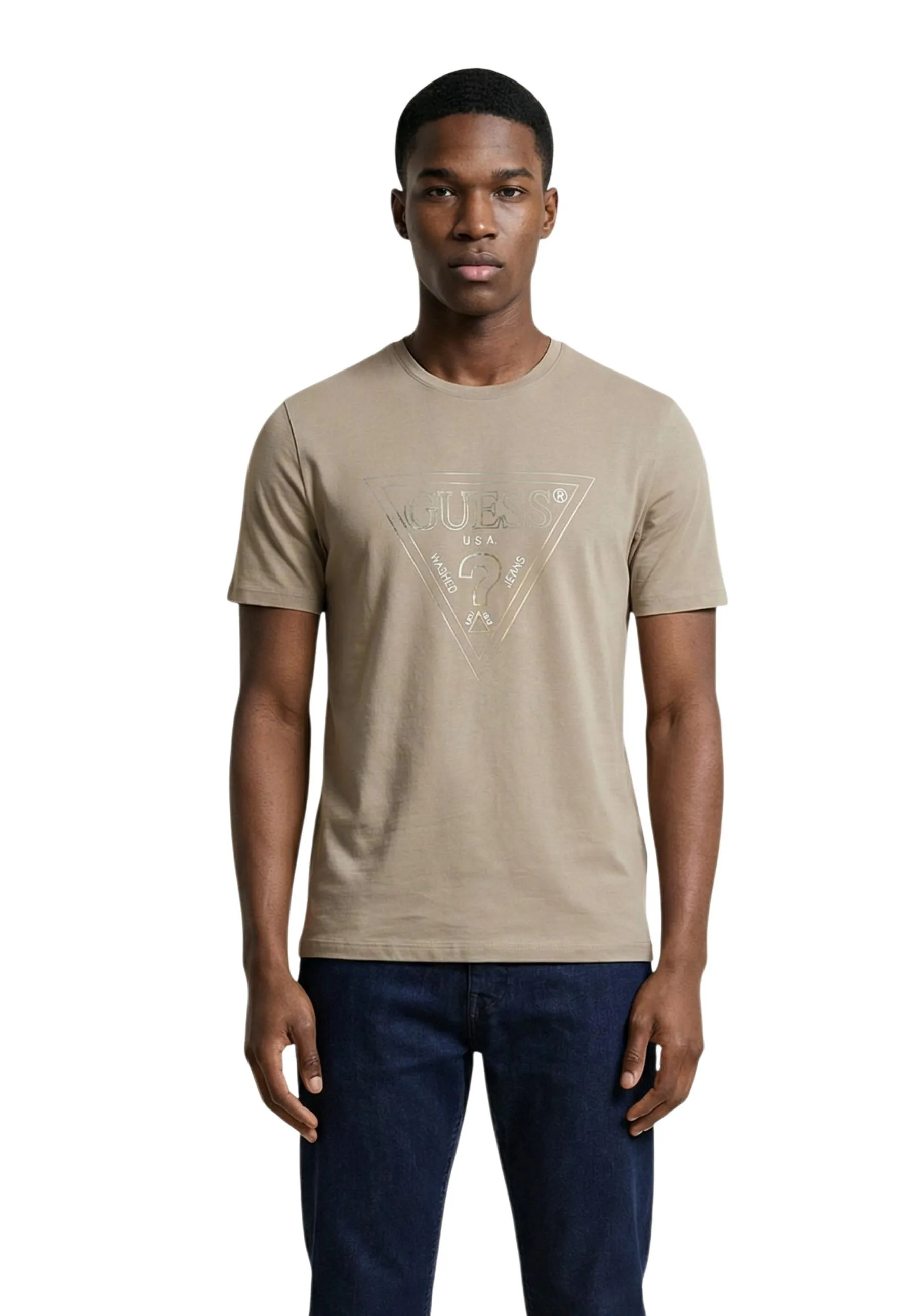 Guess Herren T-Shirt Beige 507847