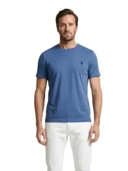U.s. Polo Assn. Herren T-Shirt Azurblau | online kaufen