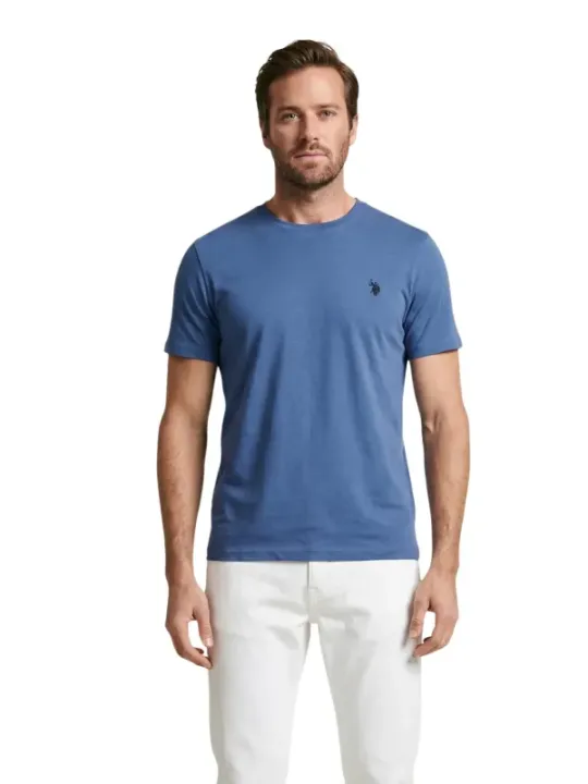 U.s. Polo Assn. Herren T-Shirt Azurblau | online kaufen