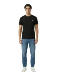 U.s. Polo Assn. Herren T-Shirt Schwarz | online kaufen
