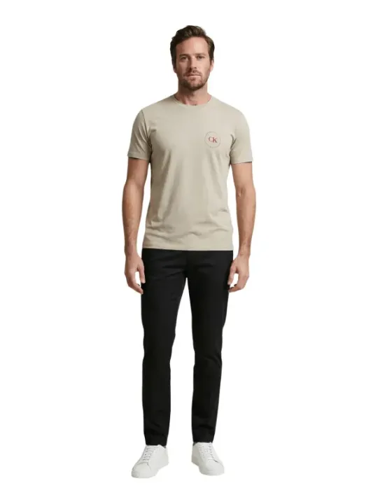 Calvin Klein Jeans Herren T-Shirt Beige | online kaufen