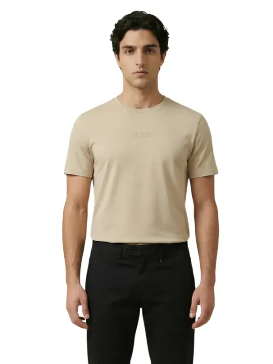 Guess Herren T-Shirt Beige | online kaufen