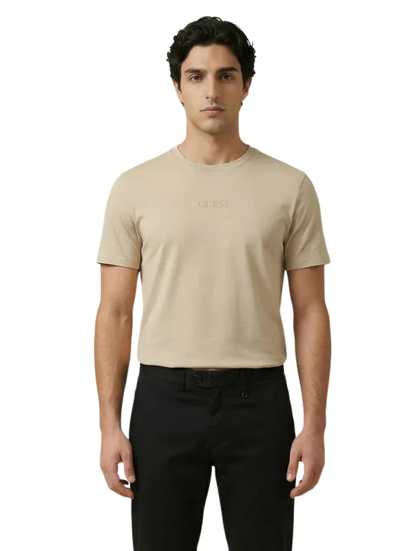 Guess Herren T-Shirt Beige | online kaufen