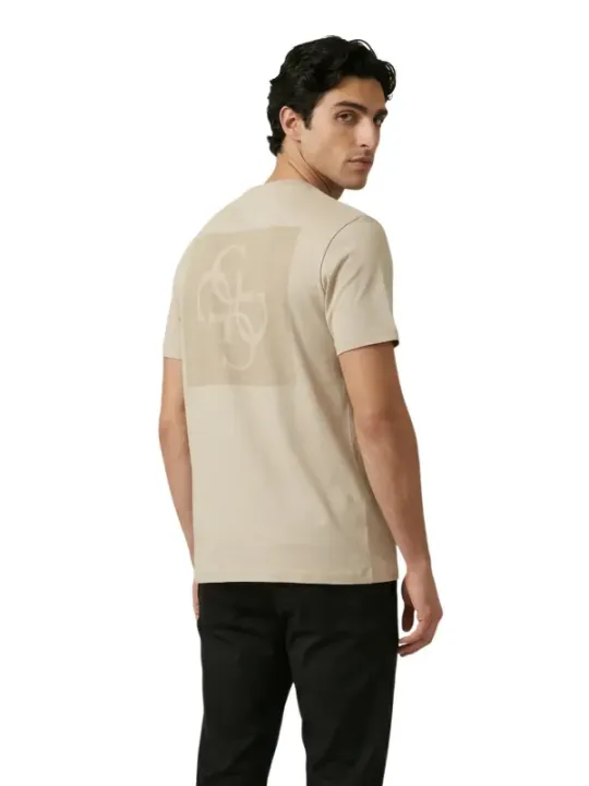 Guess Herren T-Shirt Beige | online kaufen