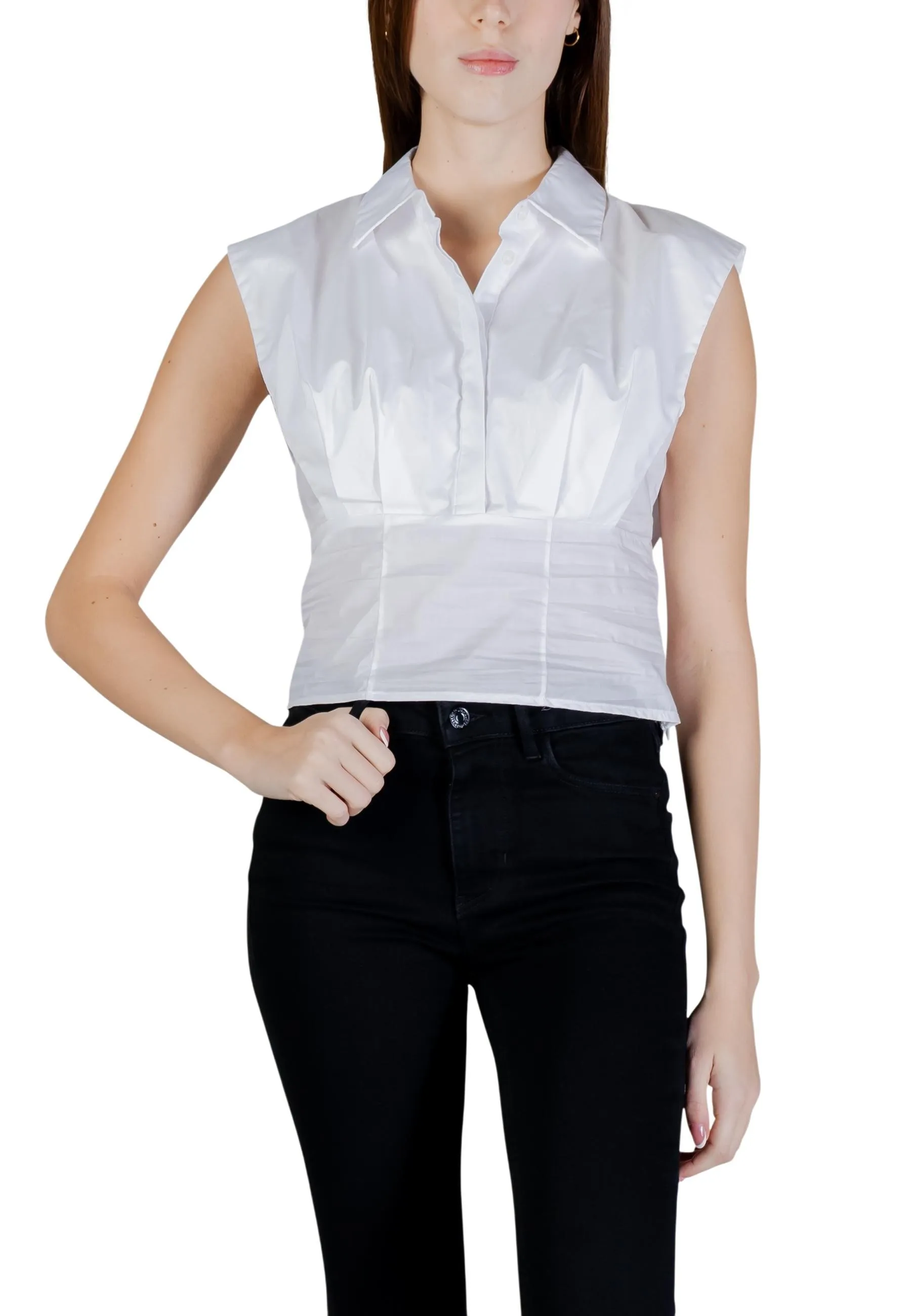 Guess Damen Bluse Weiß 507624