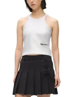 Karl Lagerfeld Damen-Top Silbern mieten – Flex-Fashion Verleih