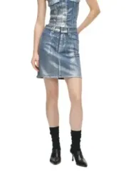 Karl Lagerfeld Jeans Damen Rock Azurblau | online kaufen