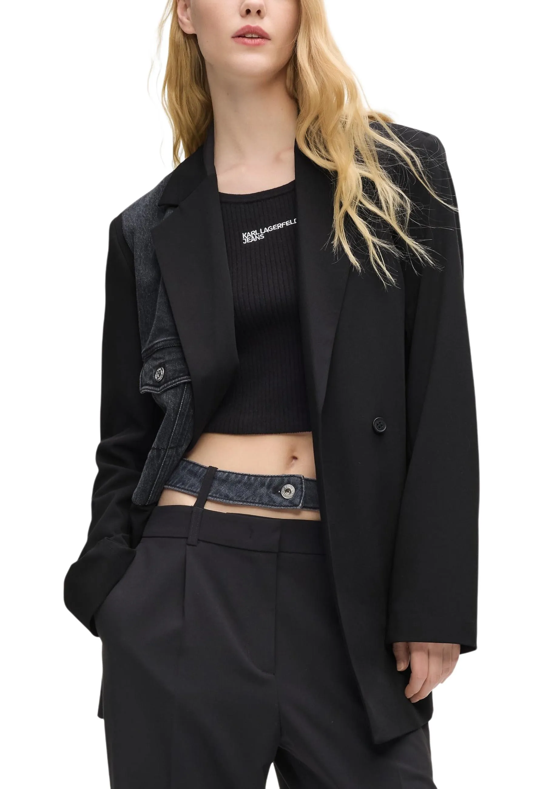 Damen Kostümjacken Schwarz 507683