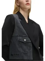 Karl Lagerfeld Jeans Damen Kostümjacken Schwarz