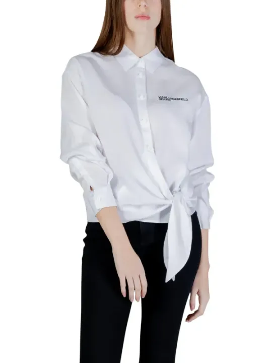 Karl Lagerfeld Jeans Damen Hemd Weiß | online kaufen