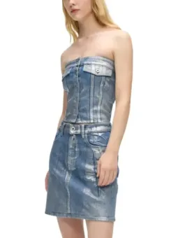 Karl Lagerfeld Jeans Damen Top Azurblau | online kaufen