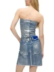 Karl Lagerfeld Jeans Damen Top Azurblau | online kaufen