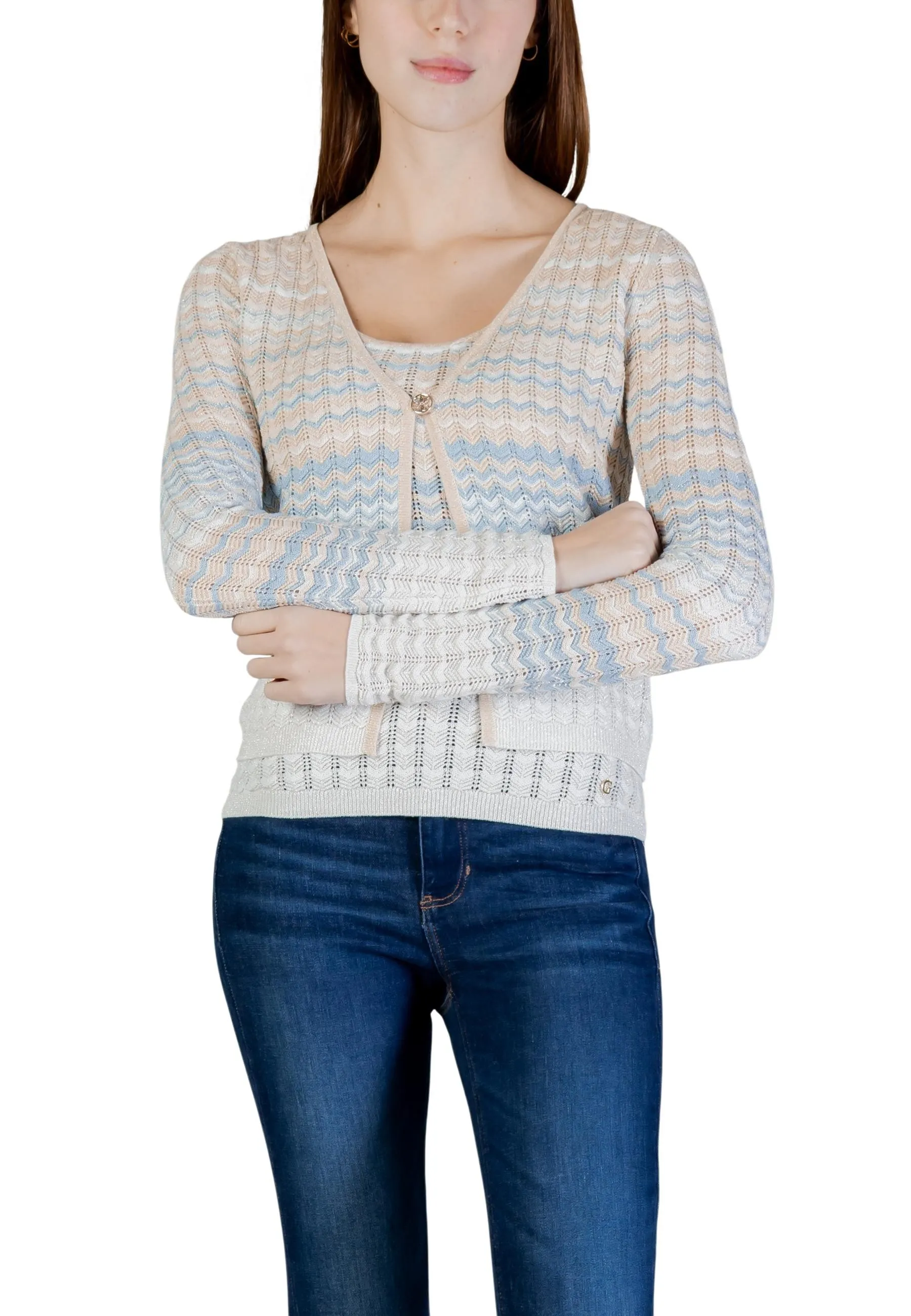 Guess Damen Cardigan Beige 507636