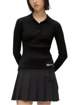 Karl Lagerfeld Jeans Damen Polo Schwarz | online kaufen