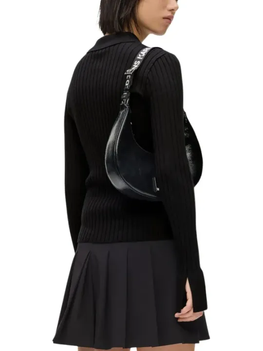 Karl Lagerfeld Jeans Damen Polo Schwarz | online kaufen