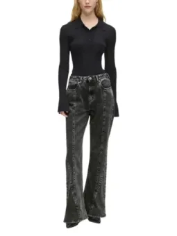 Karl Lagerfeld Jeans Damen Jeans Schwarz | online kaufen