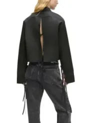 Karl Lagerfeld Jeans Damen Hemd Schwarz | online kaufen