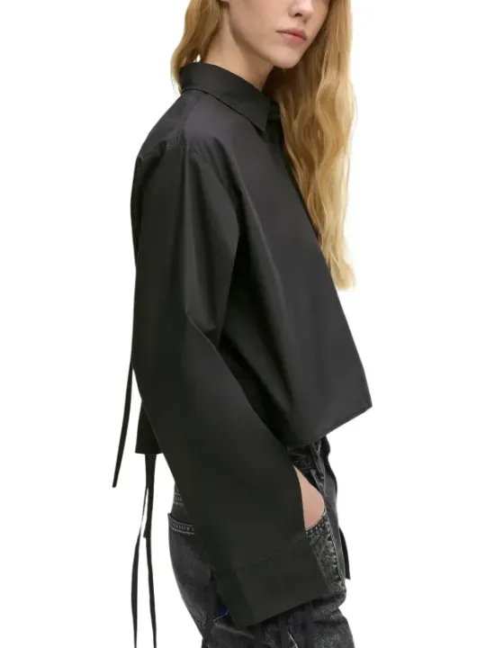 Karl Lagerfeld Jeans Damen Hemd Schwarz | online kaufen