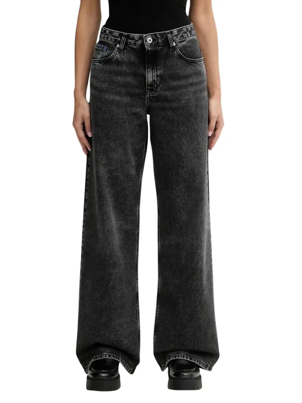 Karl Lagerfeld Jeans Damen Jeans Schwarz | online kaufen