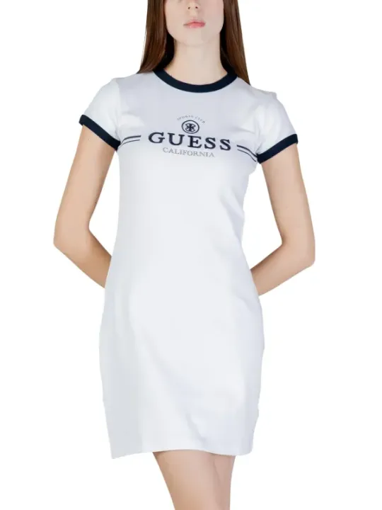 Guess Active Damen Kleid Weiß | online kaufen