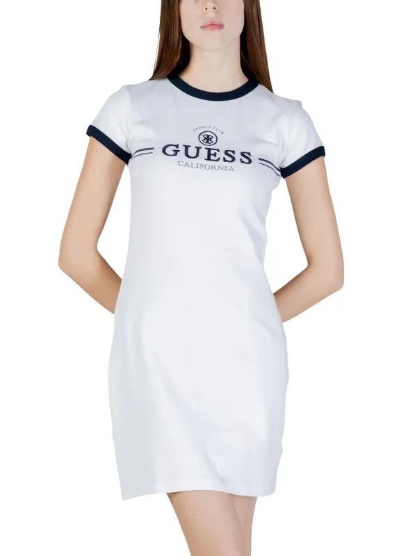 Guess Active Damen Kleid Weiß | online kaufen