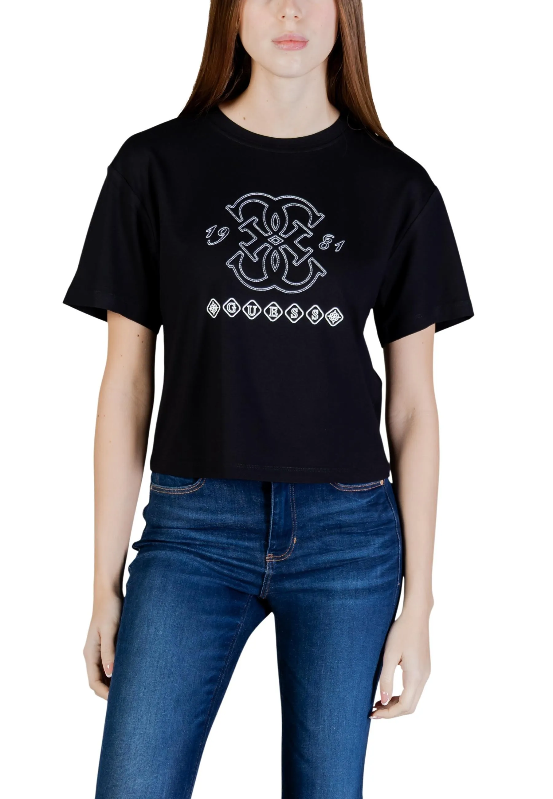 Damen T-Shirt Schwarz 507663
