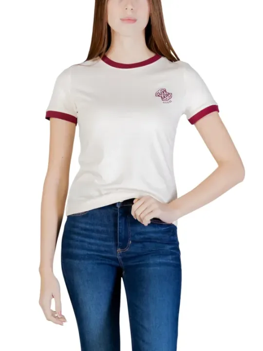 Guess Active Damen T-Shirt Beige | online kaufen