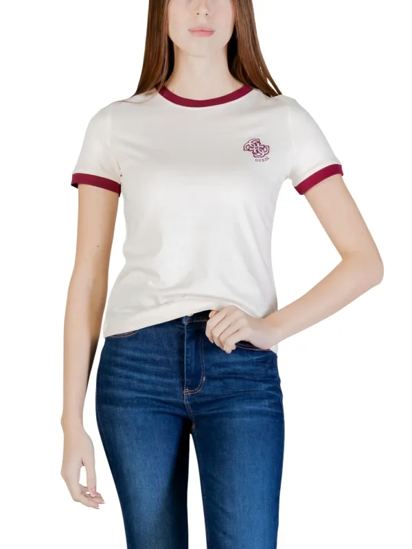 Guess Active Damen T-Shirt Beige | online kaufen