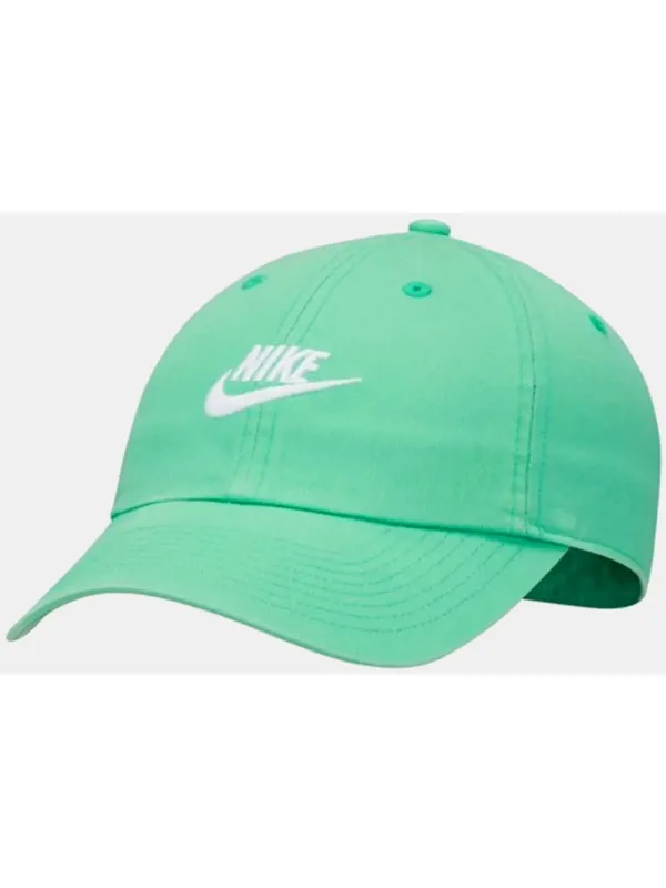 Nike grüne Baseballkappe mit Logo