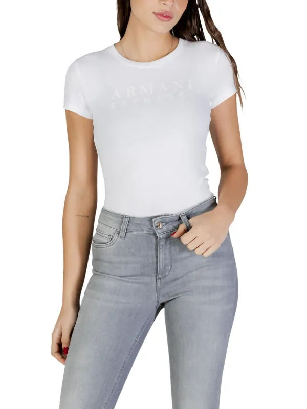 Armani Exchange Damen T-Shirt Weiß | online kaufen