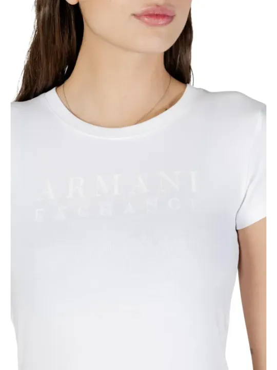 Armani Exchange Damen T-Shirt Weiß | online kaufen