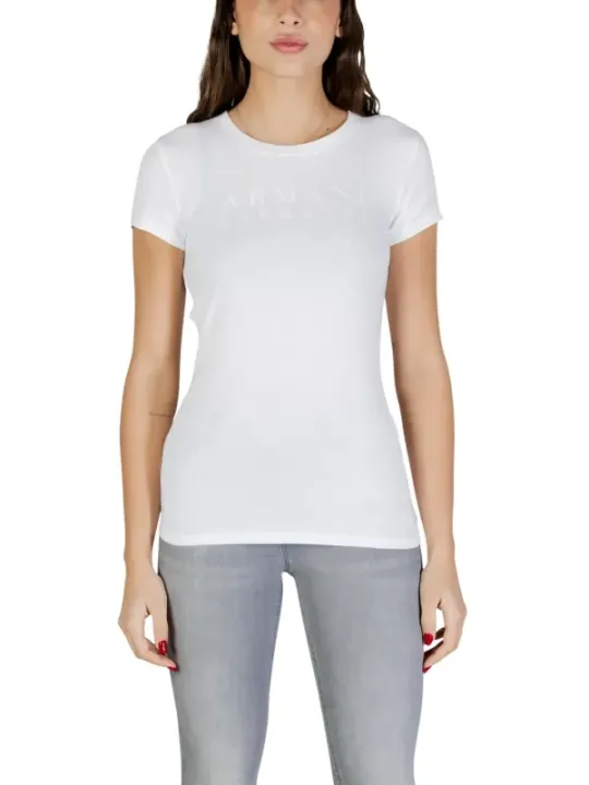 Armani Exchange Damen T-Shirt Weiß | online kaufen