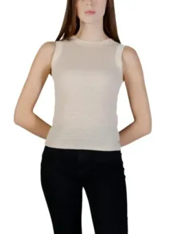 Beige Guess Damen Tanktops mieten - Flex-Fashion Verleih