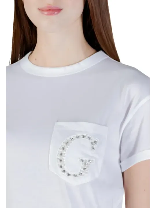 Guess Damen T-Shirt Weiß | online kaufen