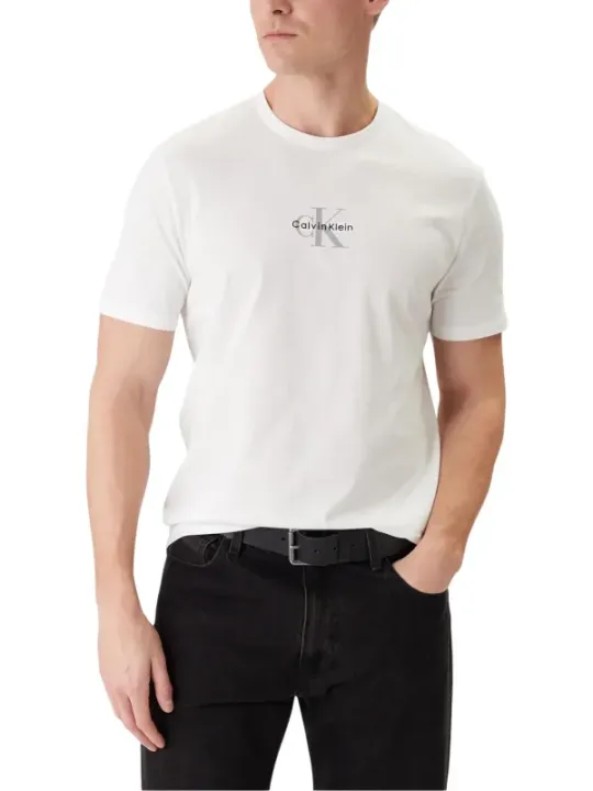 Calvin Klein Jeans Herren T-Shirt Weiß | online kaufen