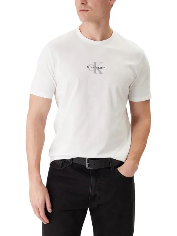 Calvin Klein Jeans Herren T-Shirt Weiß | online kaufen