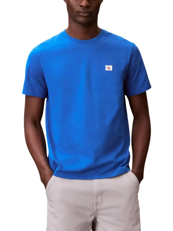 Calvin Klein Jeans Herren T-Shirt Azurblau | online kaufen