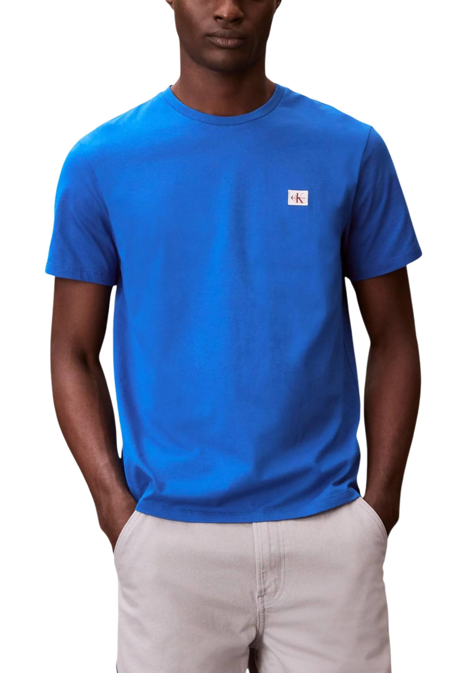 Herren T-Shirt Azurblau 507616