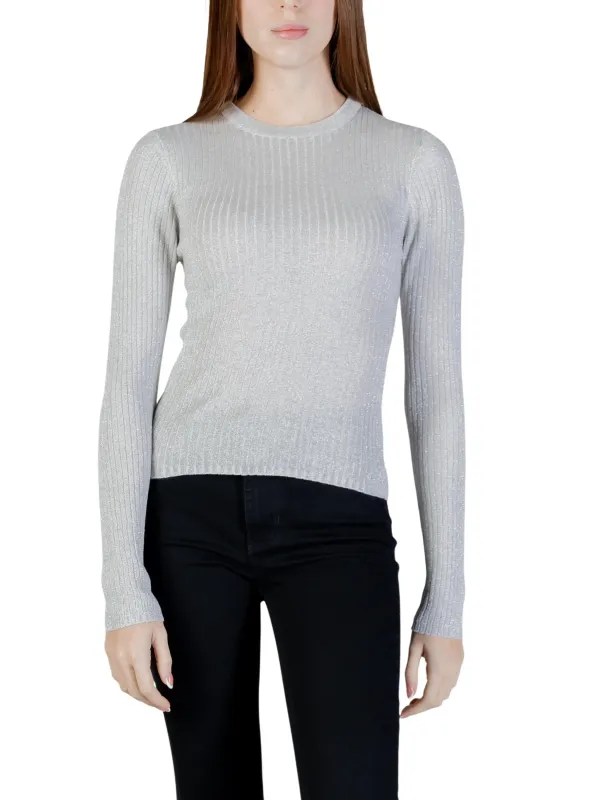 Jacqueline De Yong Damen Pullover Silbern | online kaufen