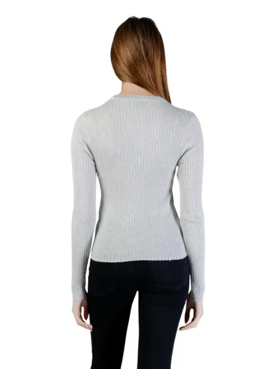 Jacqueline De Yong Damen Pullover Silbern | online kaufen