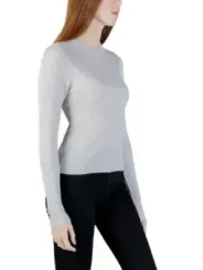 Jacqueline De Yong Damen Pullover Silbern | online kaufen