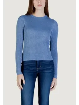 Azurblauer Damenpullover mieten | Flex-Fashion Verleih