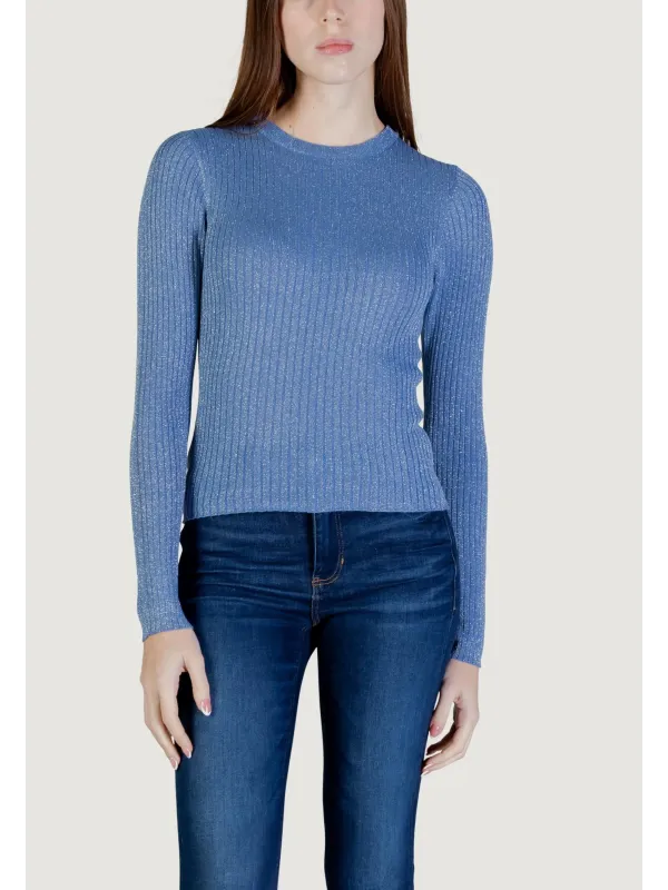 Jacqueline De Yong Damen Pullover Azurblau | online kaufen