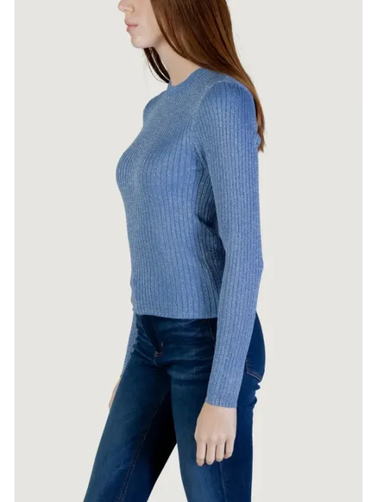 Jacqueline De Yong Damen Pullover Azurblau | online kaufen