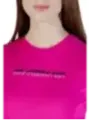 Karl Lagerfeld Jeans Damen T-Shirt Fuchsinrot