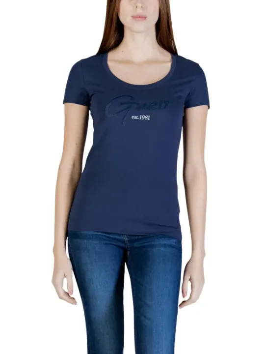 Guess Damen T-Shirt Blau | online kaufen