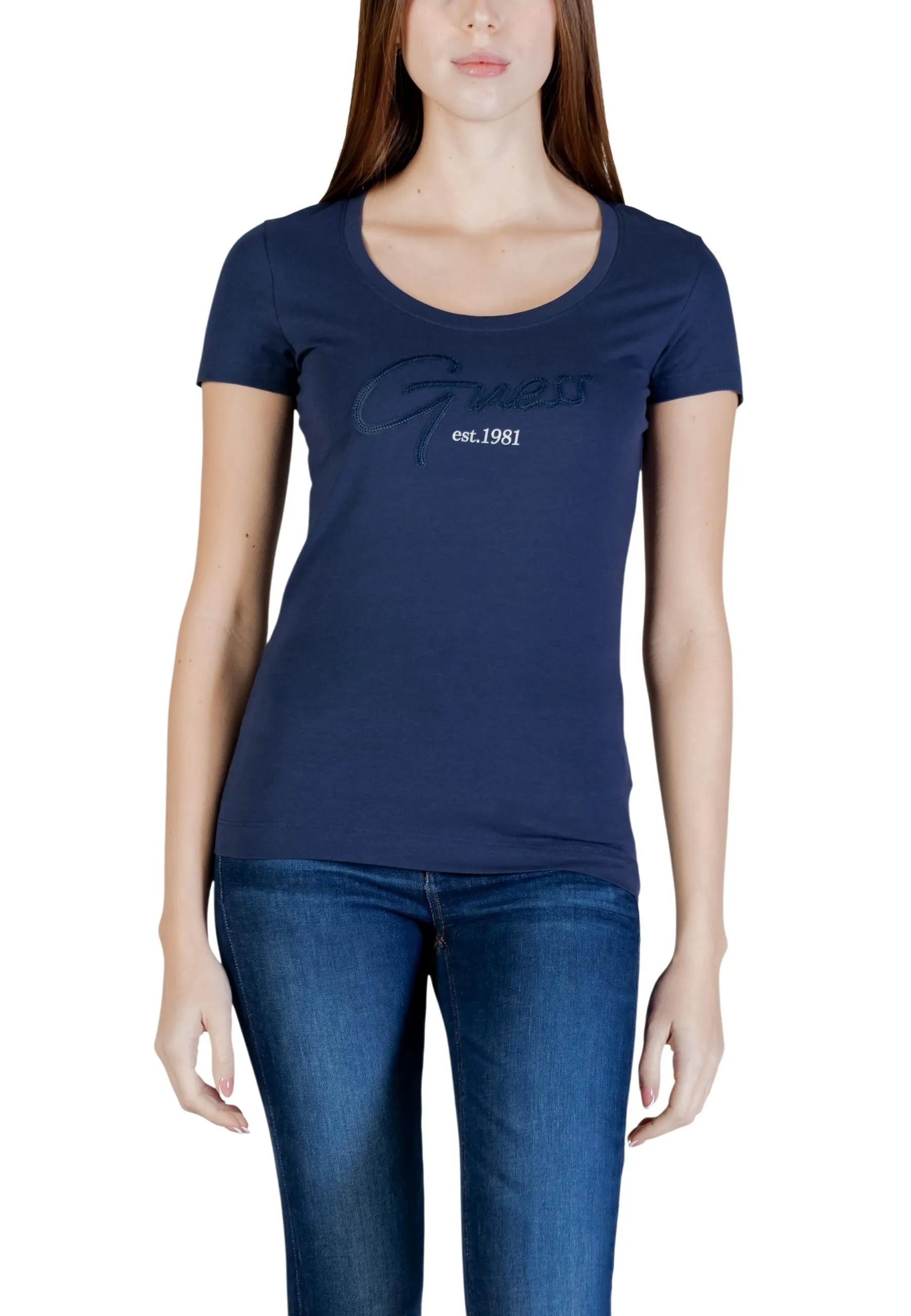 Guess Damen T-Shirt Blau 507627